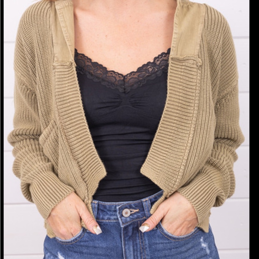 NWT Free People We The Free Worn Thru
Surplus Cardi